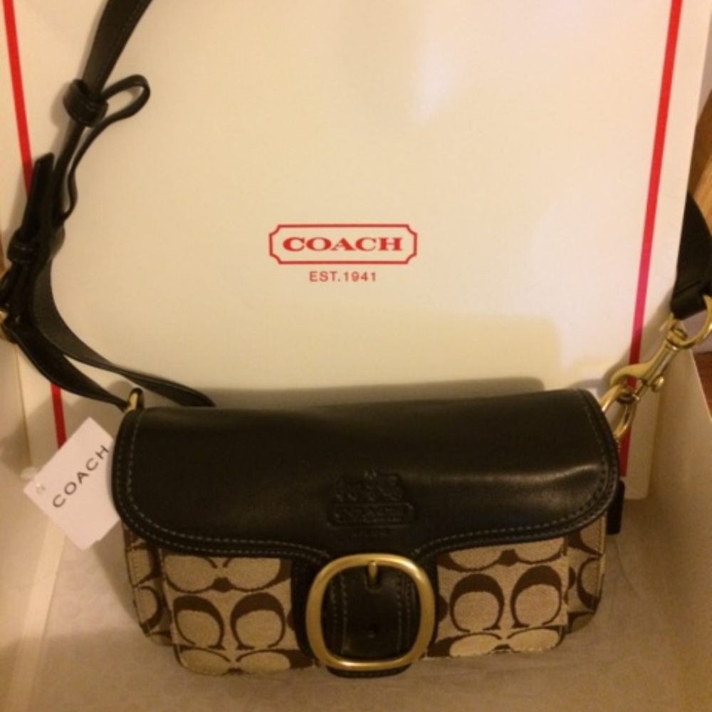 Coach Brown Signature “C” waist bag (RARE!!!)